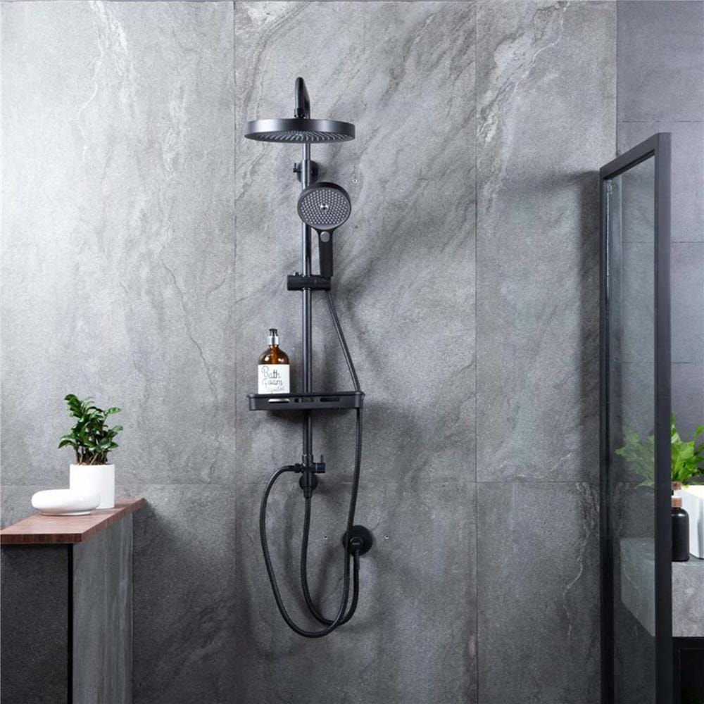 ฝักบัว RAIN SHOWER น้ำอุ่น RASLAND SUPREME-BLACK