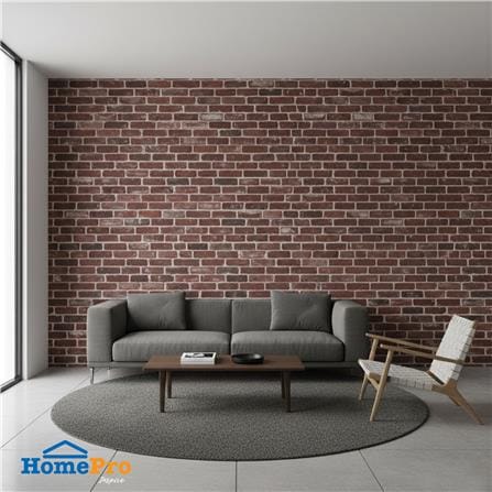 วอลล์สติกเกอร์ HOME LIVING STYLE BRICK 0.90X3 ม. สีน้ำตาล_5