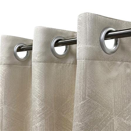 ผ้าม่าน EYELET HOME LIVING STYLE ALLIC UV 130X220 ซม. สีครีม_2
