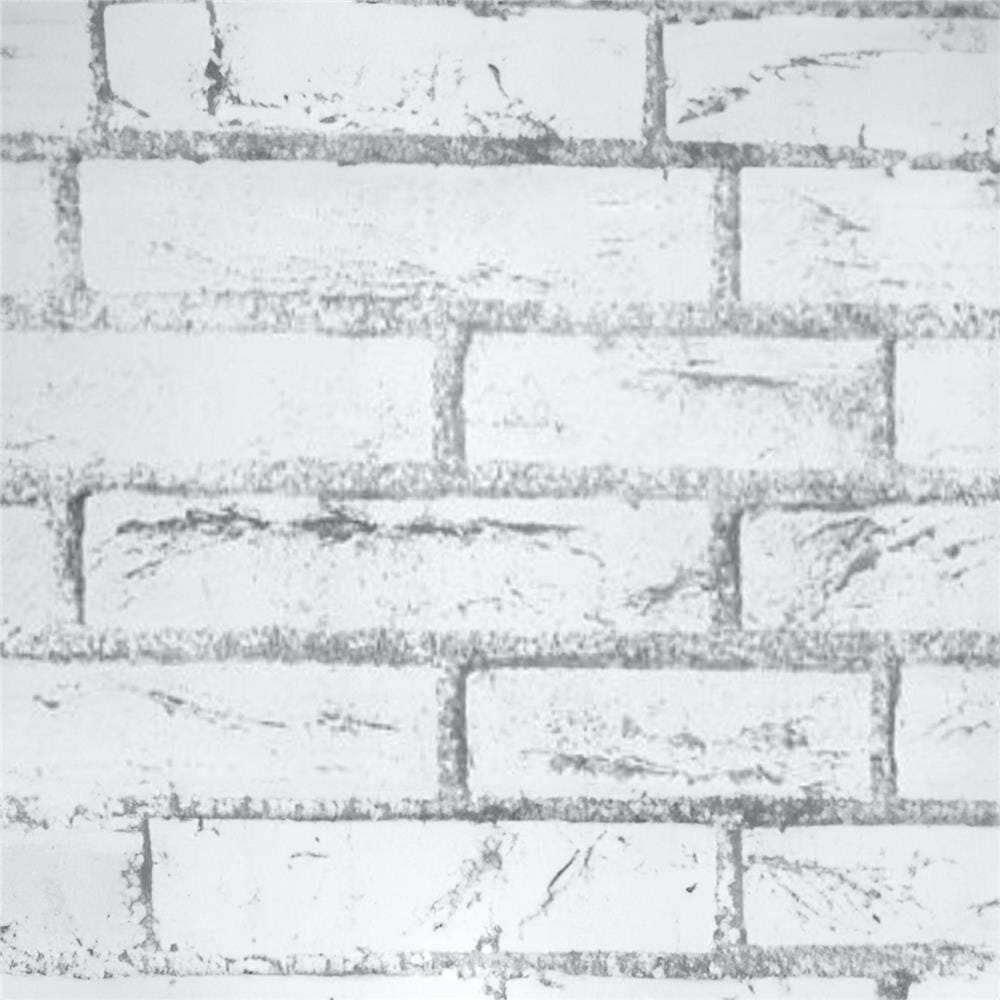 วอลล์สติกเกอร์ HOME LIVING STYLE BRICK 0.90X3 ม. สีขาว