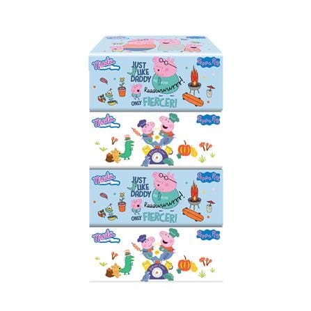 กระดาษเช็ดหน้า NUDA PEPPA PIG แพ็ก 4 ชิ้น_1