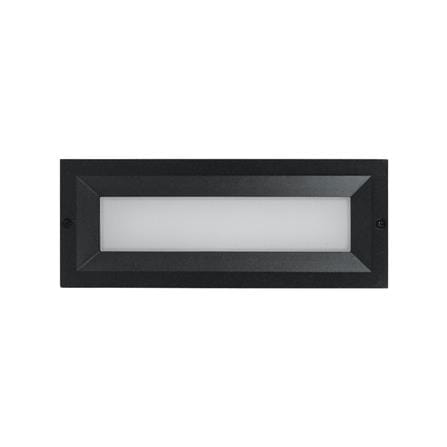 ไฟผนังภายนอก LED L&E 65-A0177 14 วัตต์ WARM WHITE สีดำ_0