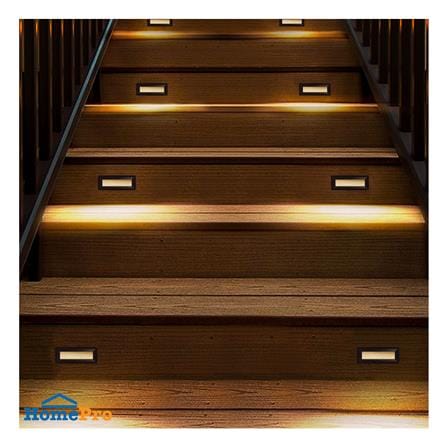 ไฟผนังภายนอก LED L&E 65-A0177 14 วัตต์ WARM WHITE สีดำ_6