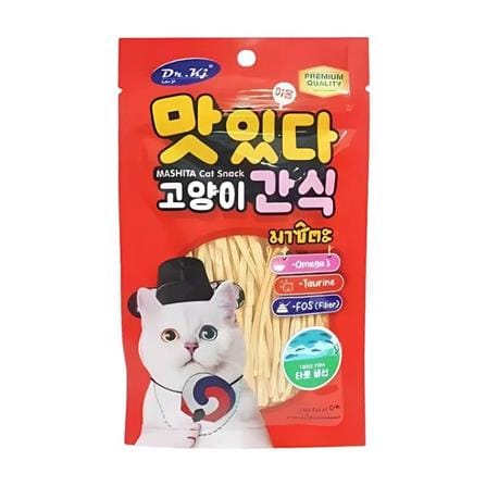 ขนมแมว DR.KJ MASHITA CAT SNACK WHITE FISH 35 ก._0