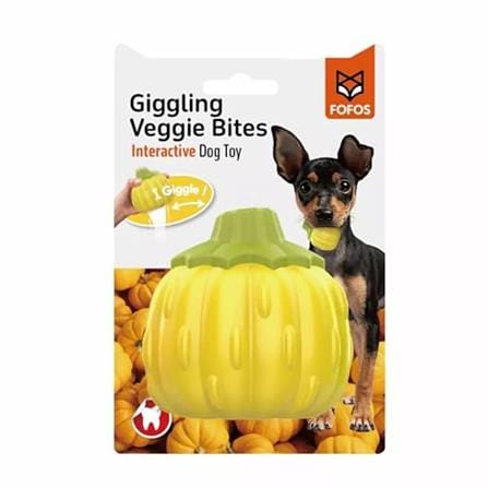 ของเล่นสุนัข FOFOS GIGGLING VEGGIE BITES PUMPKIN_0