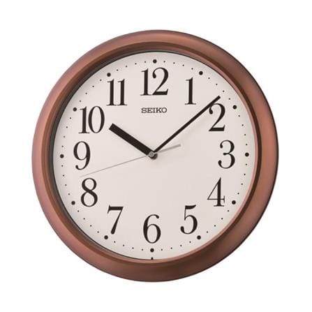 นาฬิกาแขวน SEIKO CLOCKS QXA787B 12.7 นิ้ว สีน้ำตาล