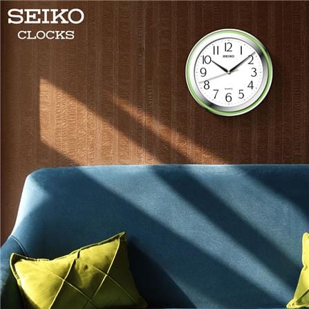 นาฬิกาแขวน SEIKO CLOCKS PBA261M 11.61 นิ้ว สีเขียว_1