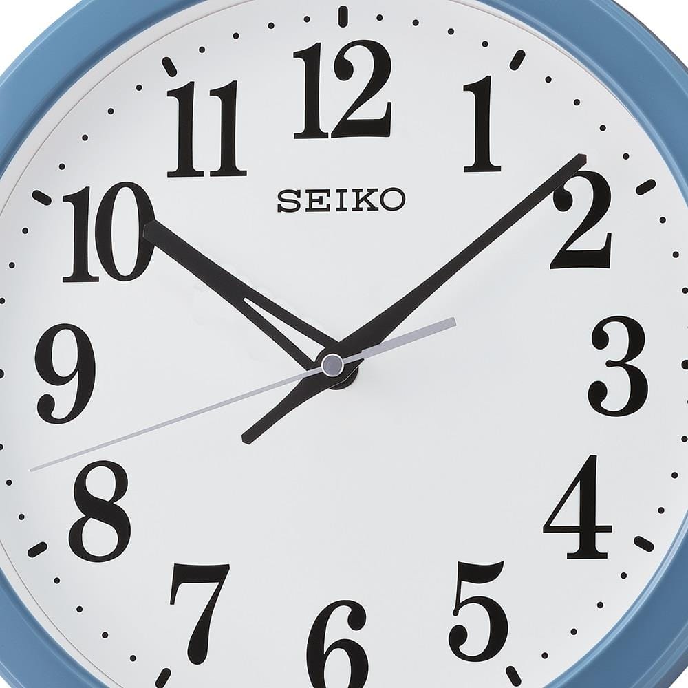 นาฬิกาแขวน SEIKO CLOCKS QHA012L 11.02 นิ้ว สีฟ้า