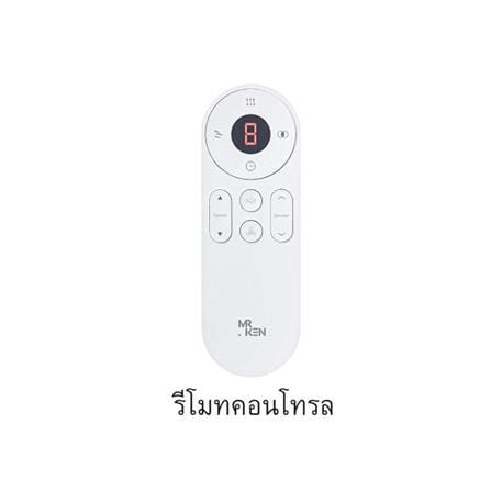 พัดลมโคมไฟ LED MR.KEN 25-01853 36 นิ้ว 18 วัตต์ DAYLIGHT/COOL WHITE/WARM WHITE สีขาว_2