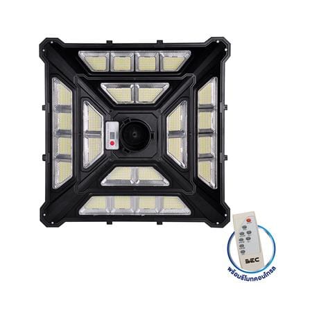 ไฟสนาม SOLAR CARINI NORAH SQ 1,000 วัตต์ DAYLIGHT สีดำ_0