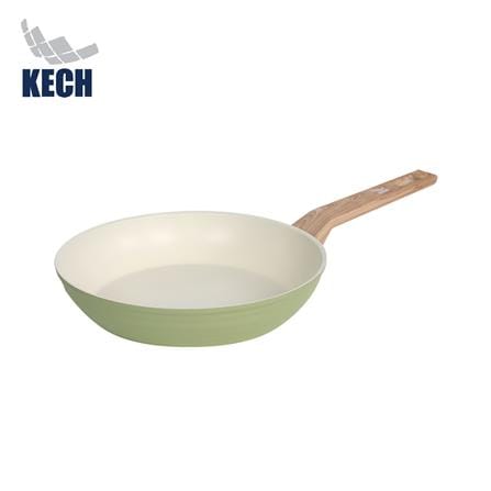 กระทะตื้น 24 ซม. KECH ELLE IH สีเขียว_0