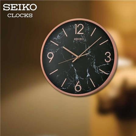 นาฬิกาแขวน SEIKO CLOCKS QXA760P 15.9 นิ้ว สีพิงค์โกลด์_4