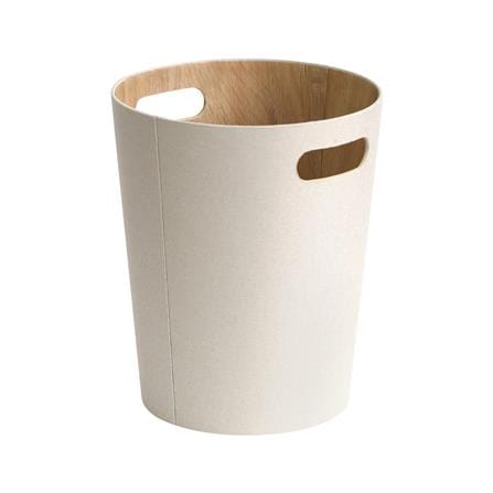 กล่องผ้ากลมทรงสูง STACKO PETA 25X25X30 ซม. สีครีม_1