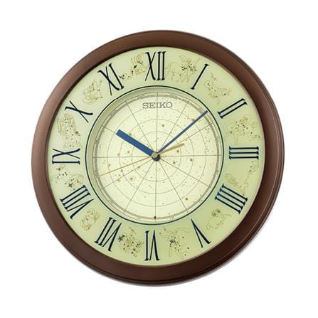 นาฬิกาแขวน SEIKO CLOCKS QHA013B 12.9 นิ้ว สีน้ำตาล