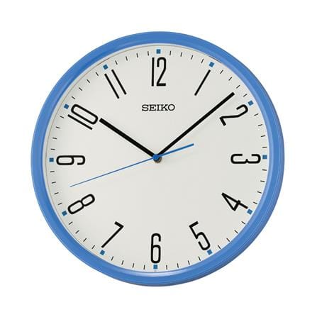 นาฬิกาแขวน SEIKO CLOCKS QHA011L 12 นิ้ว สีฟ้า