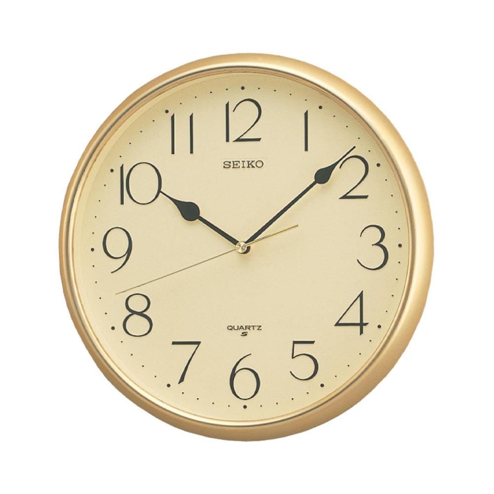 นาฬิกาแขวน SEIKO CLOCKS QXA001G 11 นิ้ว สีทอง