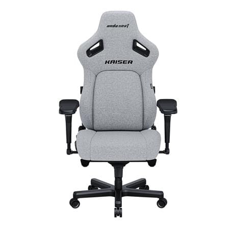 เก้าอี้เกมมิ่ง ANDA SEAT KAISER 4 SIZE L เบาะผ้า สีเทา_0