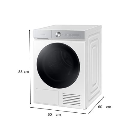 เครื่องอบผ้าฝาหน้า SAMSUNG DV10BB9440GHST 10 กก. HEAT PUMP สีขาว_3