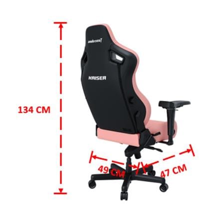 เก้าอี้เกมมิ่ง ANDA SEAT KAISER 4 SIZE L PVC สีชมพู_4
