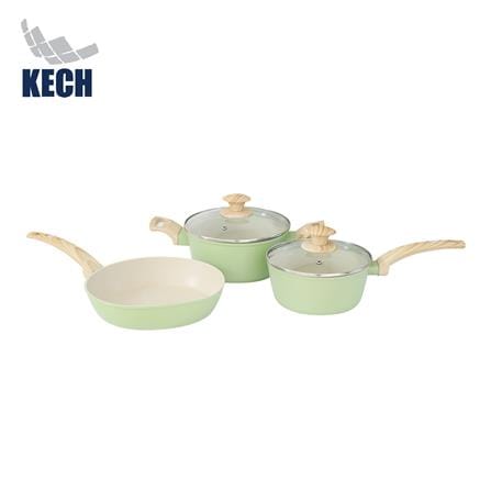 ชุดเครื่องครัว KECH EVA IH 5 ชิ้น สีเขียว_0