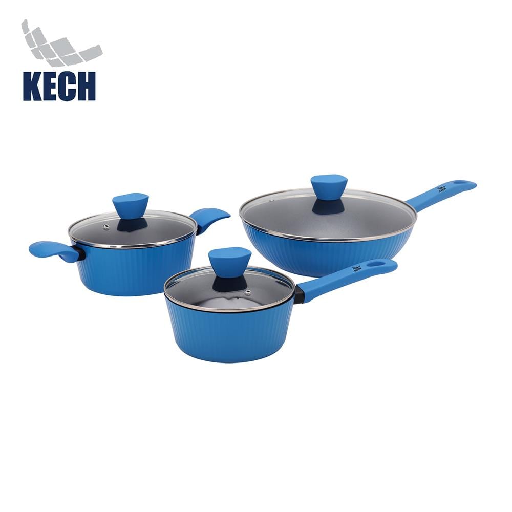 ชุดเครื่องครัว KECH LUCKY IH 6 ชิ้น สีน้ำเงิน_0