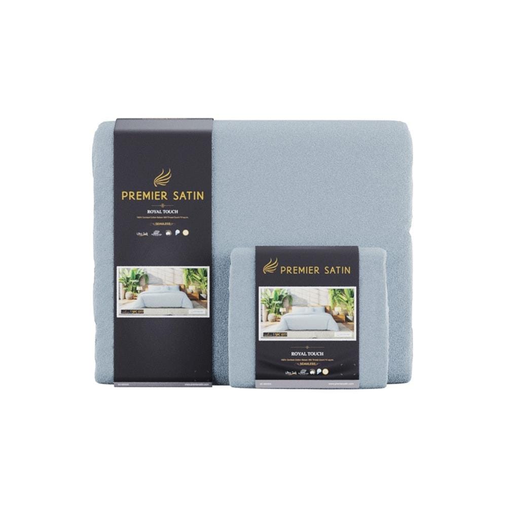 ชุดผ้าปูที่นอน 5 ฟุต 6 ชิ้น PREMIER SATIN ROYAL TOUCH SOLID SPC077