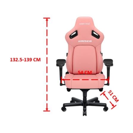 เก้าอี้เกมมิ่ง ANDA SEAT KAISER 4 SIZE XL PVC สีชมพู_4