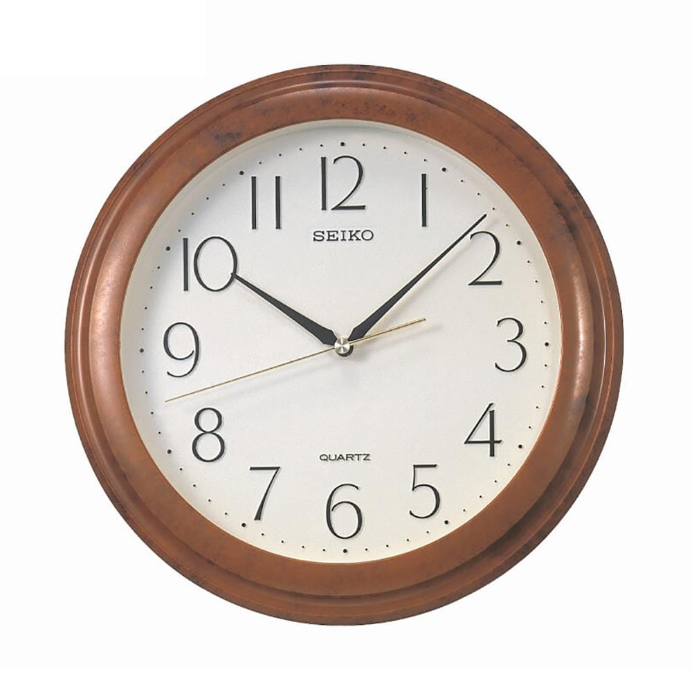 นาฬิกาแขวน SEIKO CLOCKS QXA327B 11.4 นิ้ว สีน้ำตาล