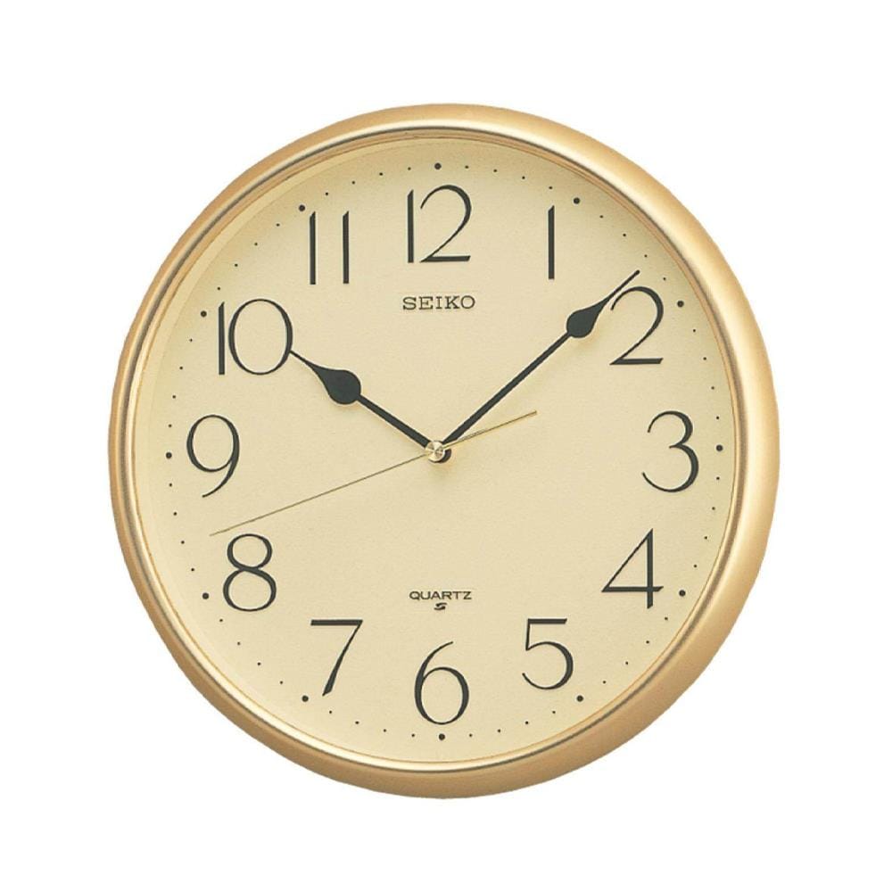 นาฬิกาแขวน SEIKO CLOCKS QXA747G 11 นิ้ว สีทอง