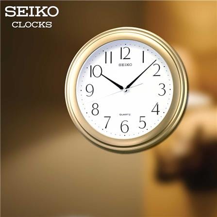 นาฬิกาแขวน SEIKO CLOCKS QXA327G 11.4 นิ้ว สีทอง_1