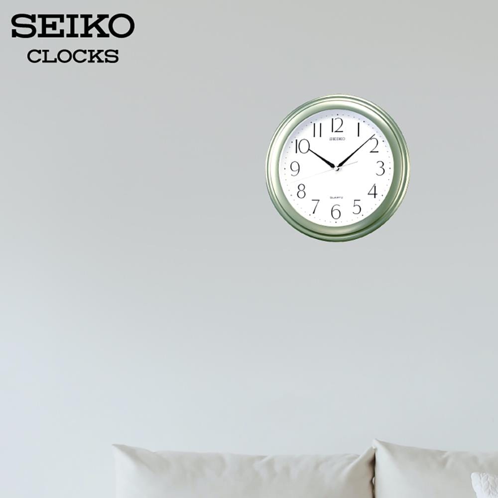 นาฬิกาแขวน SEIKO CLOCKS QXA327M 11.4 นิ้ว สีเขียว