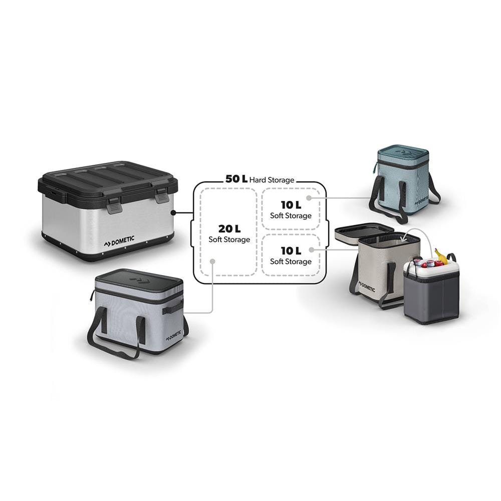 กระเป๋าเก็บอุณหภูมิ DOMETIC GO SOFT STORAGE 20 ลิตร สี SLIT + ฉนวนเก็บความเย็น PAC INSULATED 20 ลิตร