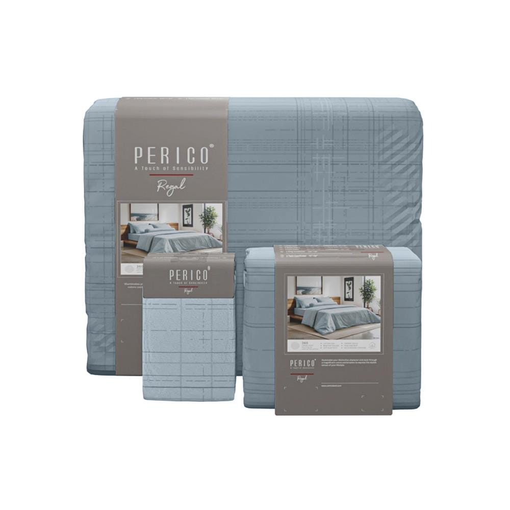 ชุดผ้าปูที่นอน 6 ฟุต 6 ชิ้น PERICO REGAL PRINT RE255