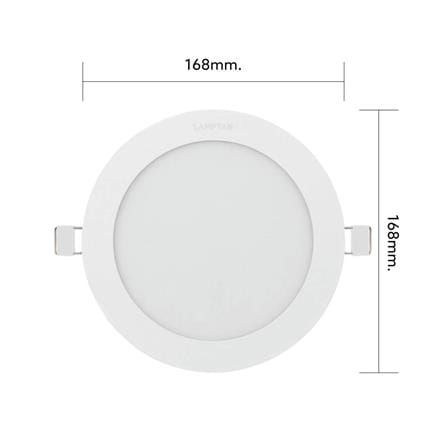 ดาวน์ไลท์ LED LAMPTAN ADJUST 6.6 นิ้ว 12 วัตต์ DAYLIGHT/COOL WHITE/WARM WHITE สีขาว_7