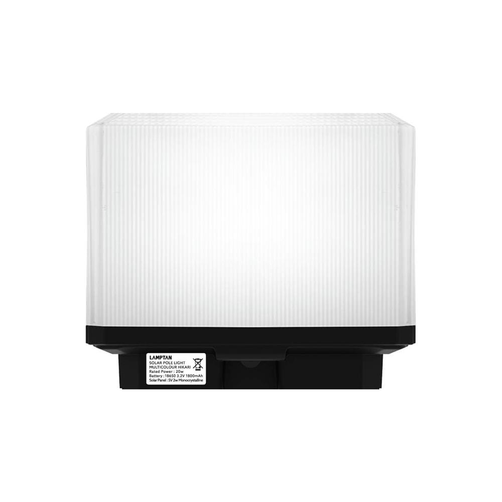ไฟหัวเสา SOLAR LAMPTAN POLE HIKARI 20 วัตต์ DAYLIGHT/COOL WHITE/WARM WHITE สีขาว