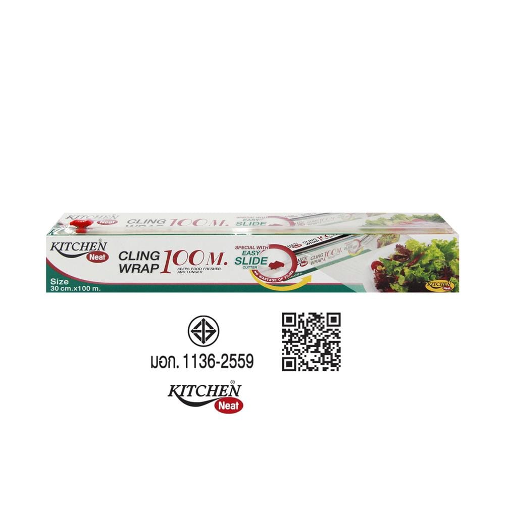 ฟิล์มห่ออาหาร KITCHEN NEAT 30 ซม. x 100 เมตร