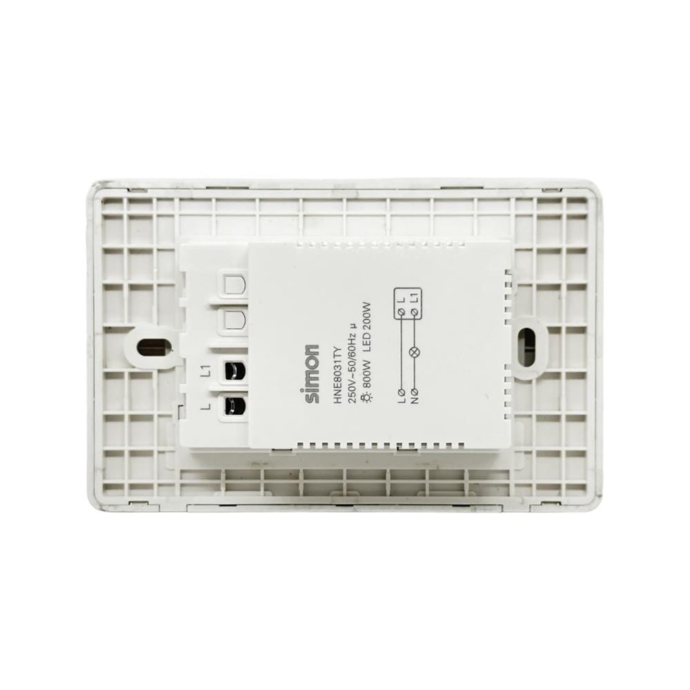สวิตซ์ไฟอัจฉริยะ 1 ช่อง SIMON SIM52S-01-IOTTE-WH สีขาว