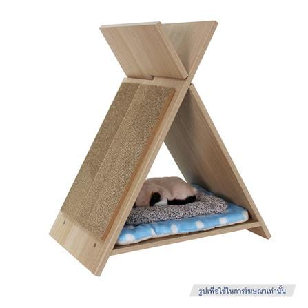 บ้านแมวพร้อมที่ลับเล็บ LUVORA CATHOME05 50X21X30 ซม._7
