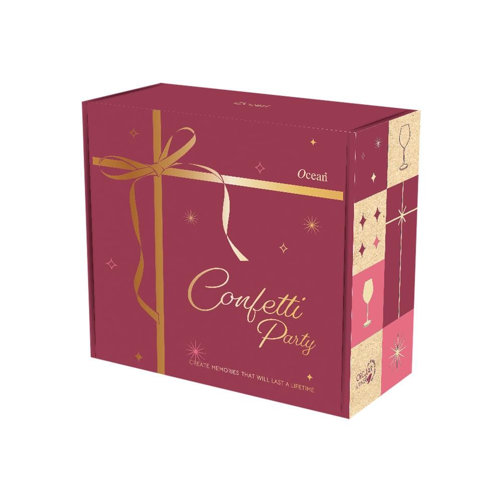 แก้วก้าน 635 มล. OCEAN GLASS CONFETTI PARTY GD แพ็ก 2 ใบ