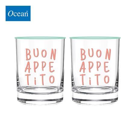 แก้วน้ำ 385 มล. OCEAN GLASS SIP O'CLOCK NIGHT MINT แพ็ก 2 ใบ_0