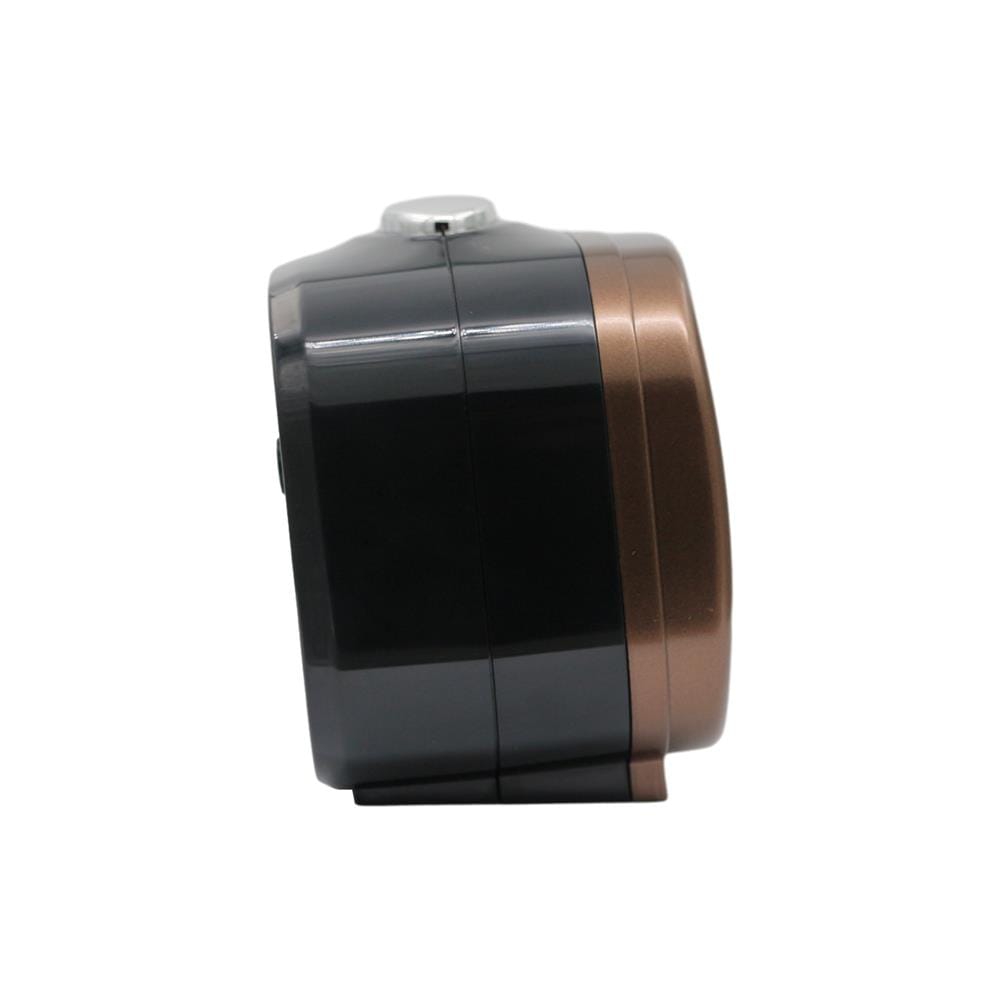 นาฬิกาปลุก SEIKO CLOCKS QHK060B 3.89X3.3 นิ้ว สีน้ำตาล