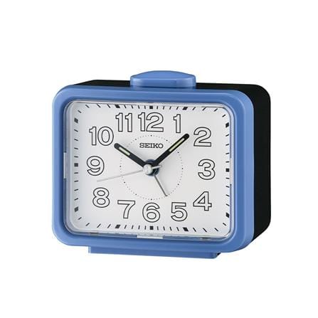 นาฬิกาปลุก SEIKO CLOCKS QHK061L 3.38X4.29 นิ้ว สีฟ้า_0
