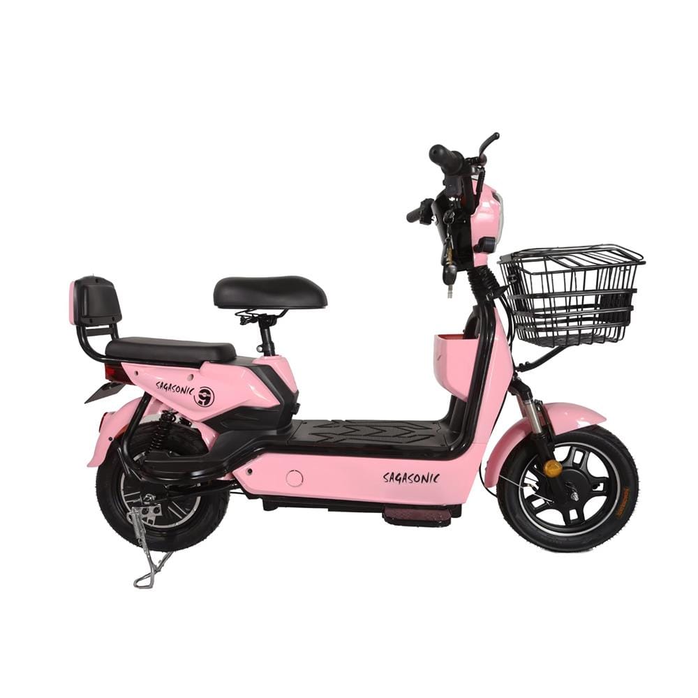 จักรยานไฟฟ้า SAGASONIC SA-J20 สีชมพู