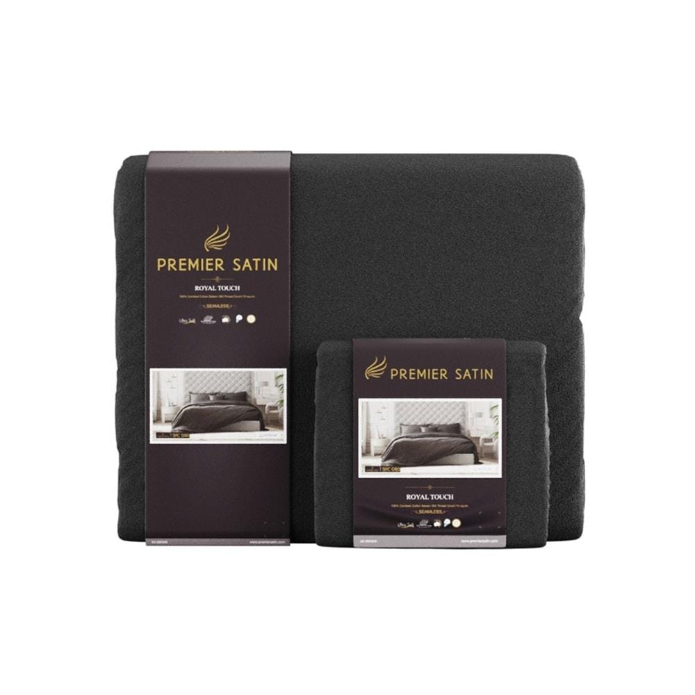ชุดผ้าปูที่นอน 3.5 ฟุต 4 ชิ้น PREMIER SATIN ROYAL TOUCH SOLID SPC080