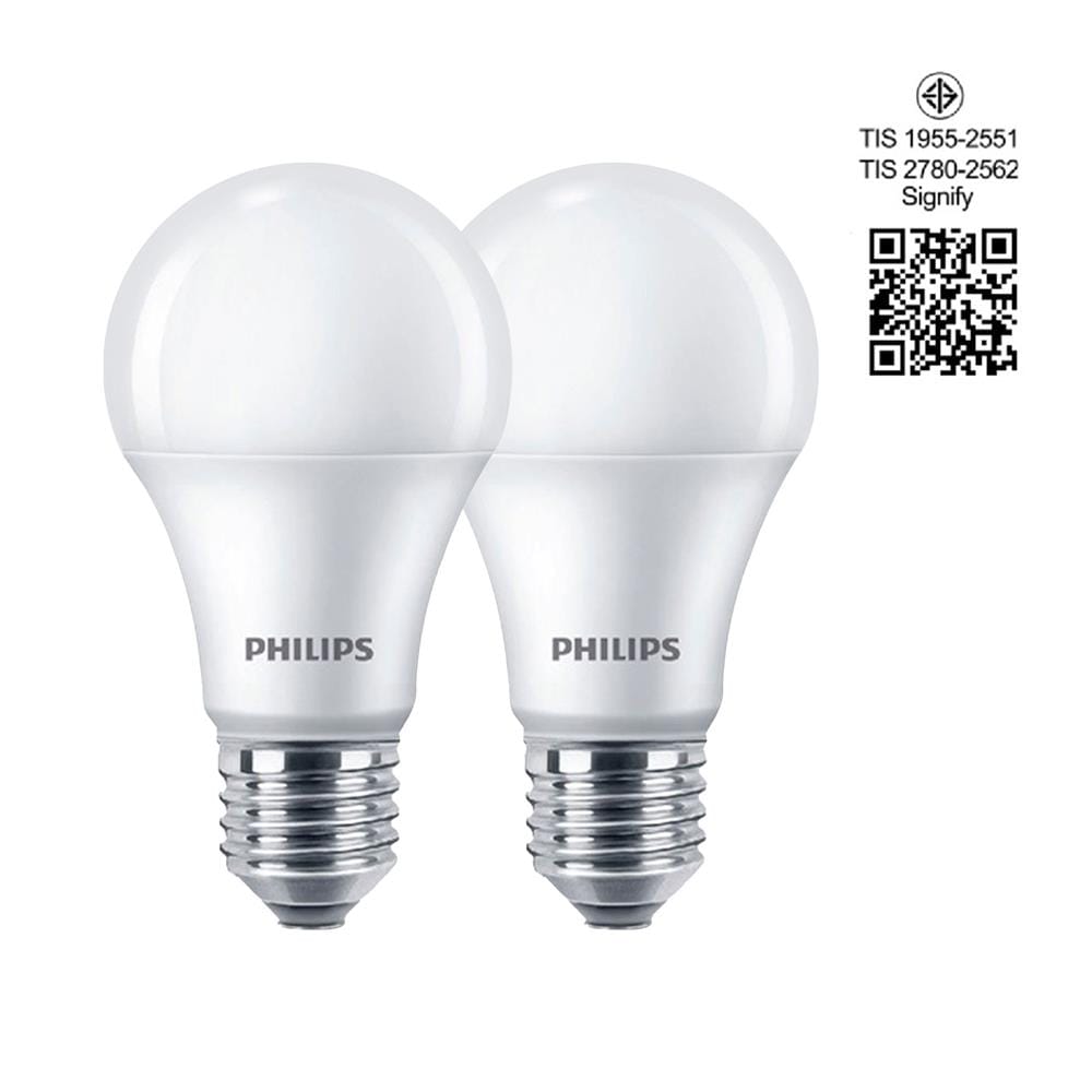 หลอด LED PHILIPS ESSENTIAL 13 วัตต์ DAYLIGHT E27 แพ็ก 2 ชิ้น