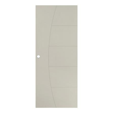 ประตูภายนอก UPVC เจาะลูกบิด MODERNWOOD MWN024 80x200 ซม. สีเบจ_0
