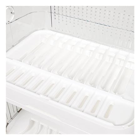 ชั้นคว่ำจานพลาสติก 2 ชั้น มีฝาครอบ KECH WATERY_5