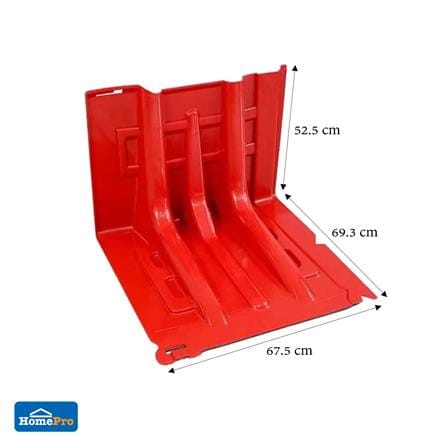 แผงกันน้ำ ABS LIGHT 52.5X67.5X69.3 ซม. สีแดง_3