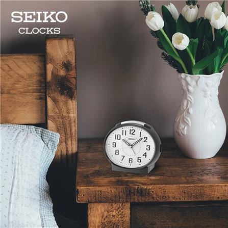 นาฬิกาปลุก SEIKO CLOCKS QHK059K 4.4X5 นิ้ว สีดำ_5