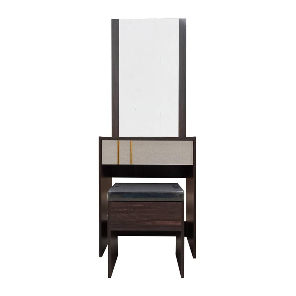 ชุดโต๊ะเครื่องแป้ง FURDINI ATLANTA 60 ซม. สีอคาเซีย/เทา